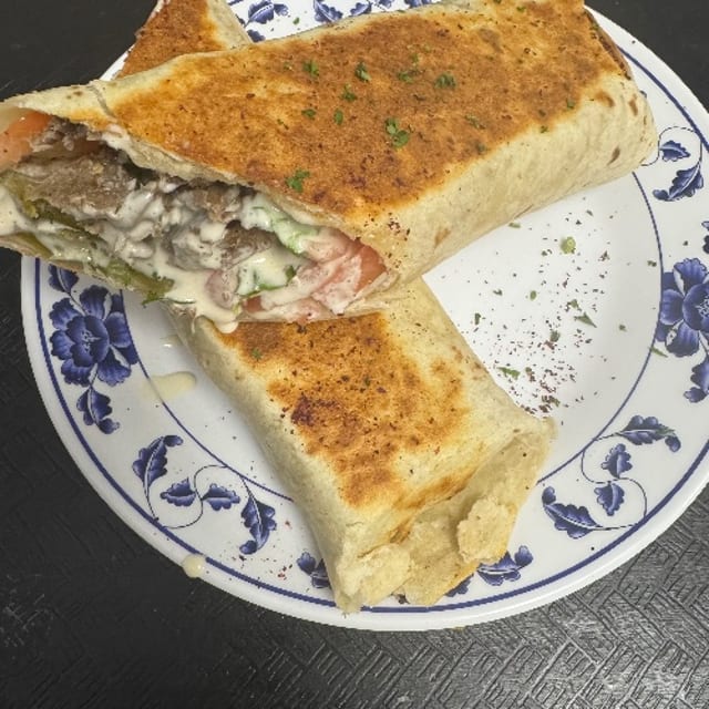 Beef Shawarma Wrap.